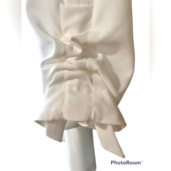 Sz M- Dex white open front blazer - Picture 3 of 4